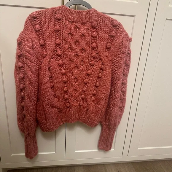 SEA nyc Chunky Knit Pink Sweater - Picture 4 of 8
